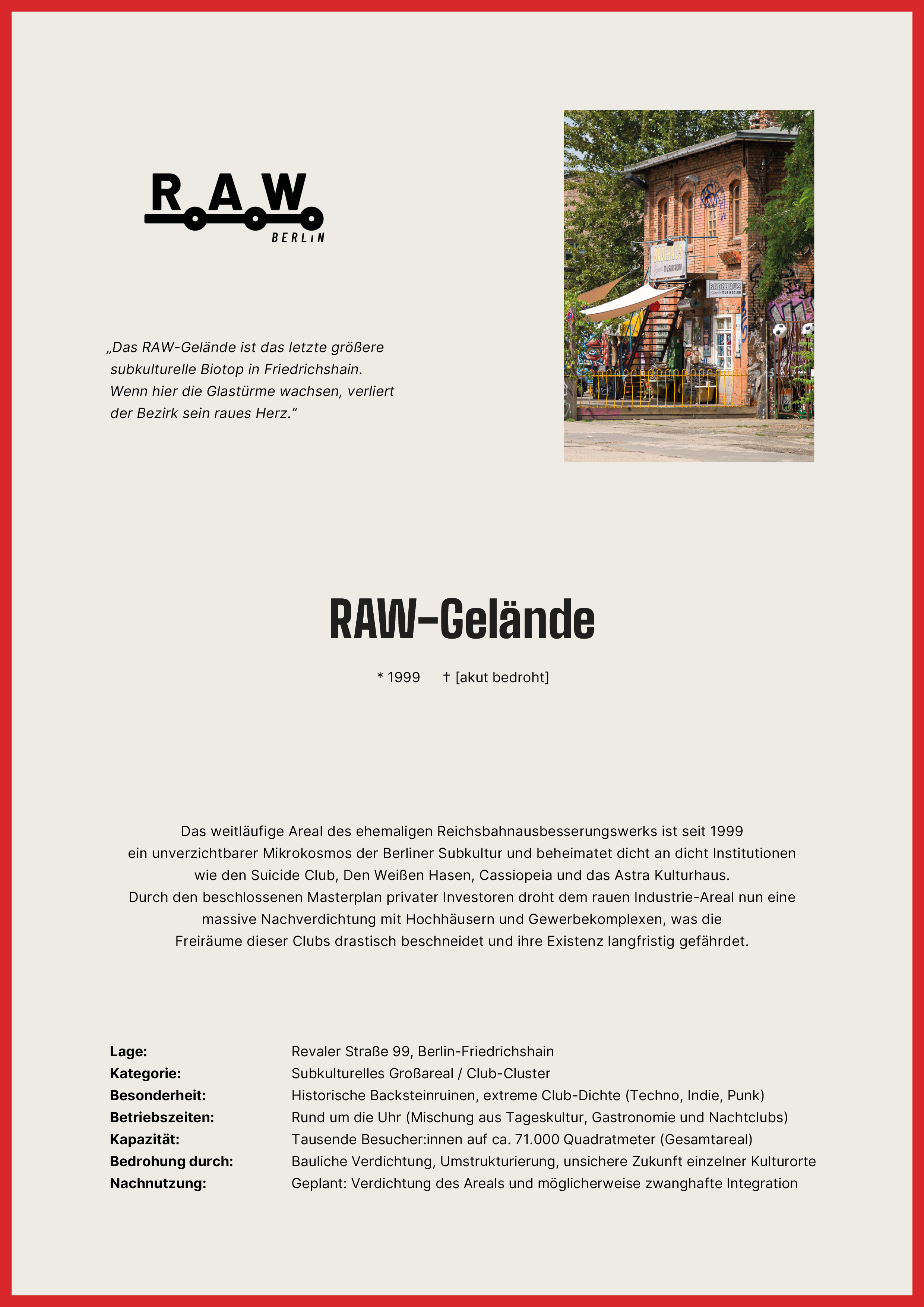 Traueranzeige RAW