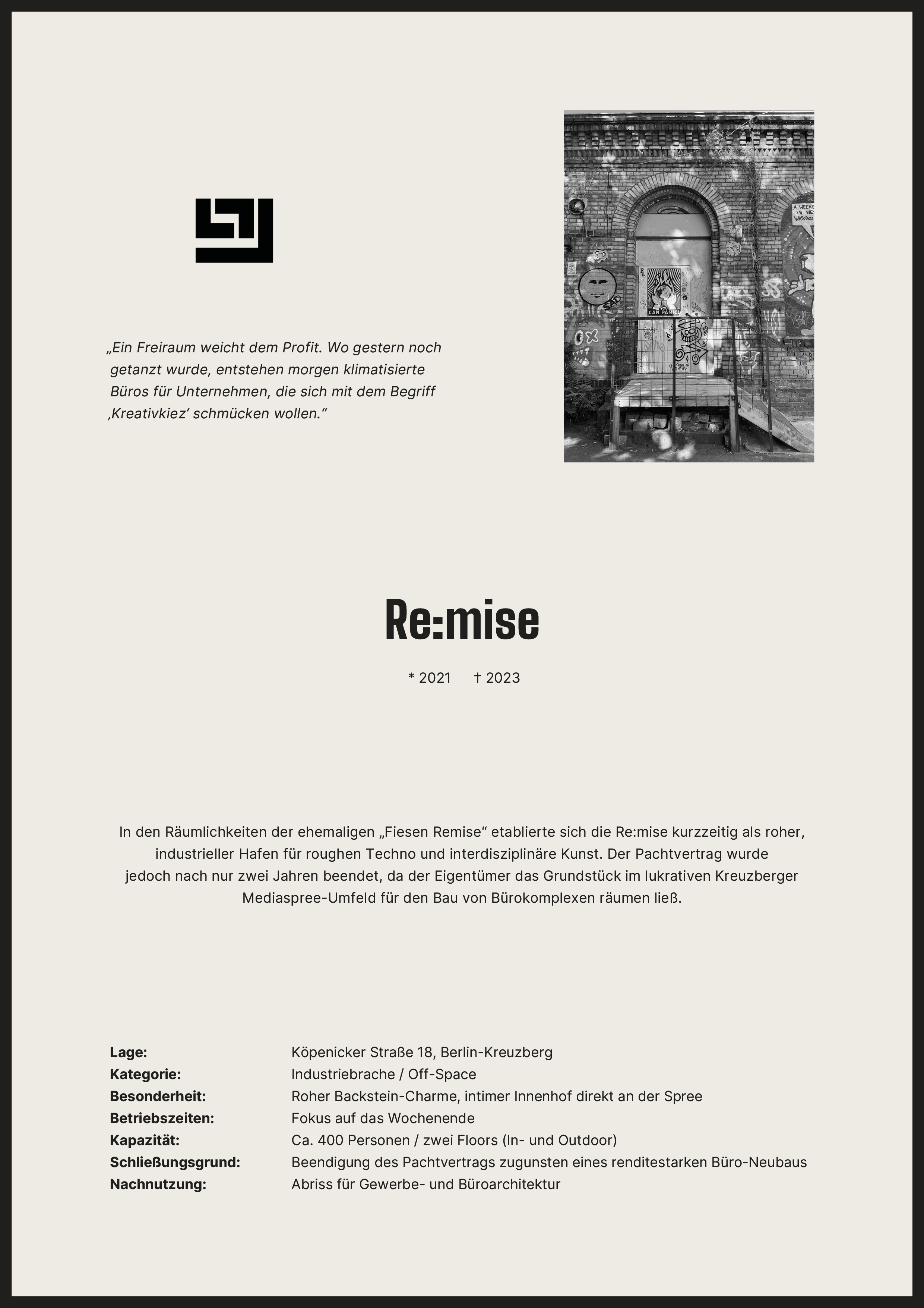 Traueranzeige Remise