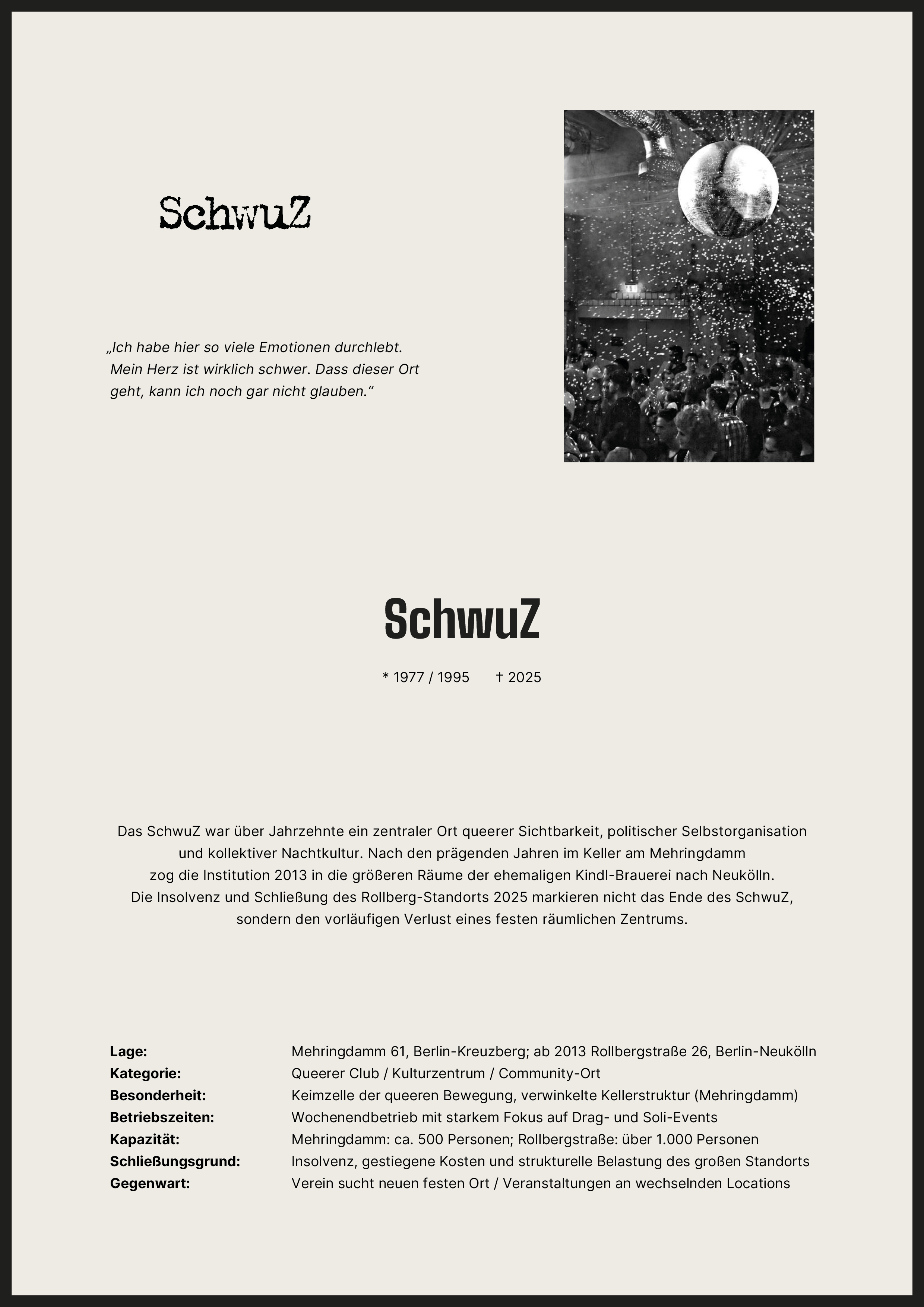 Traueranzeige SchwuZ
