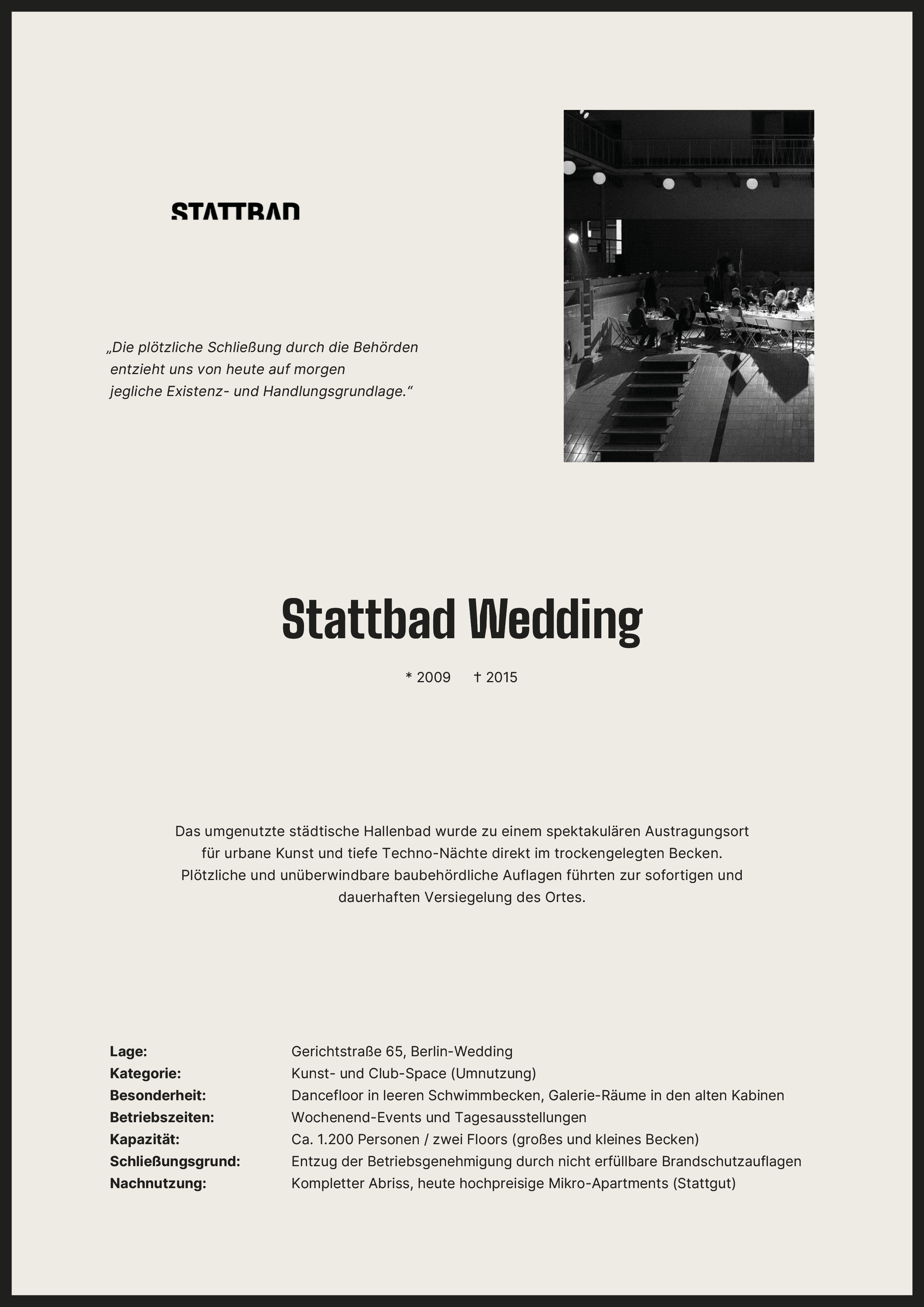 Traueranzeige Stattbad Wedding