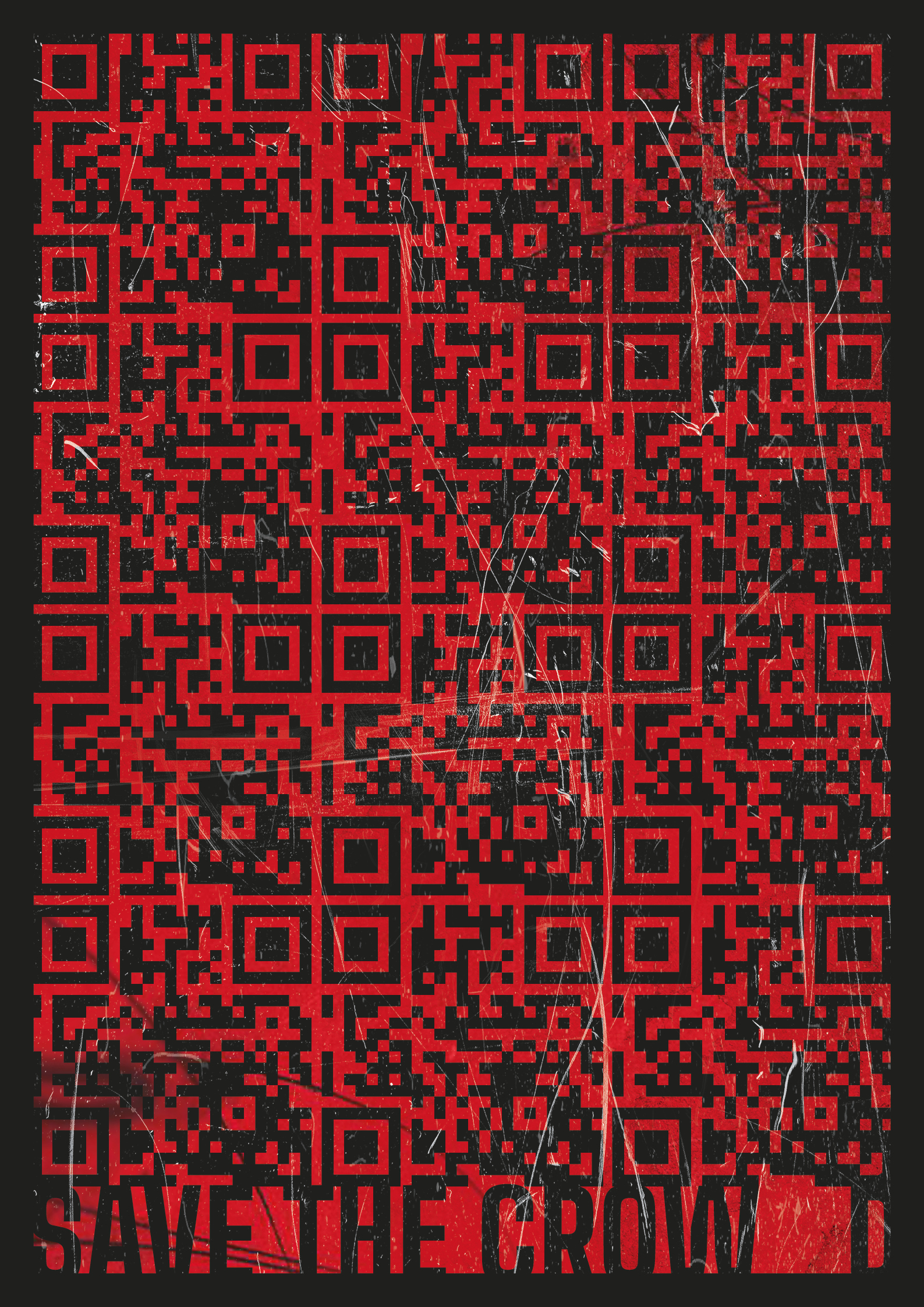 Kampagnenplakat mit QR-Code